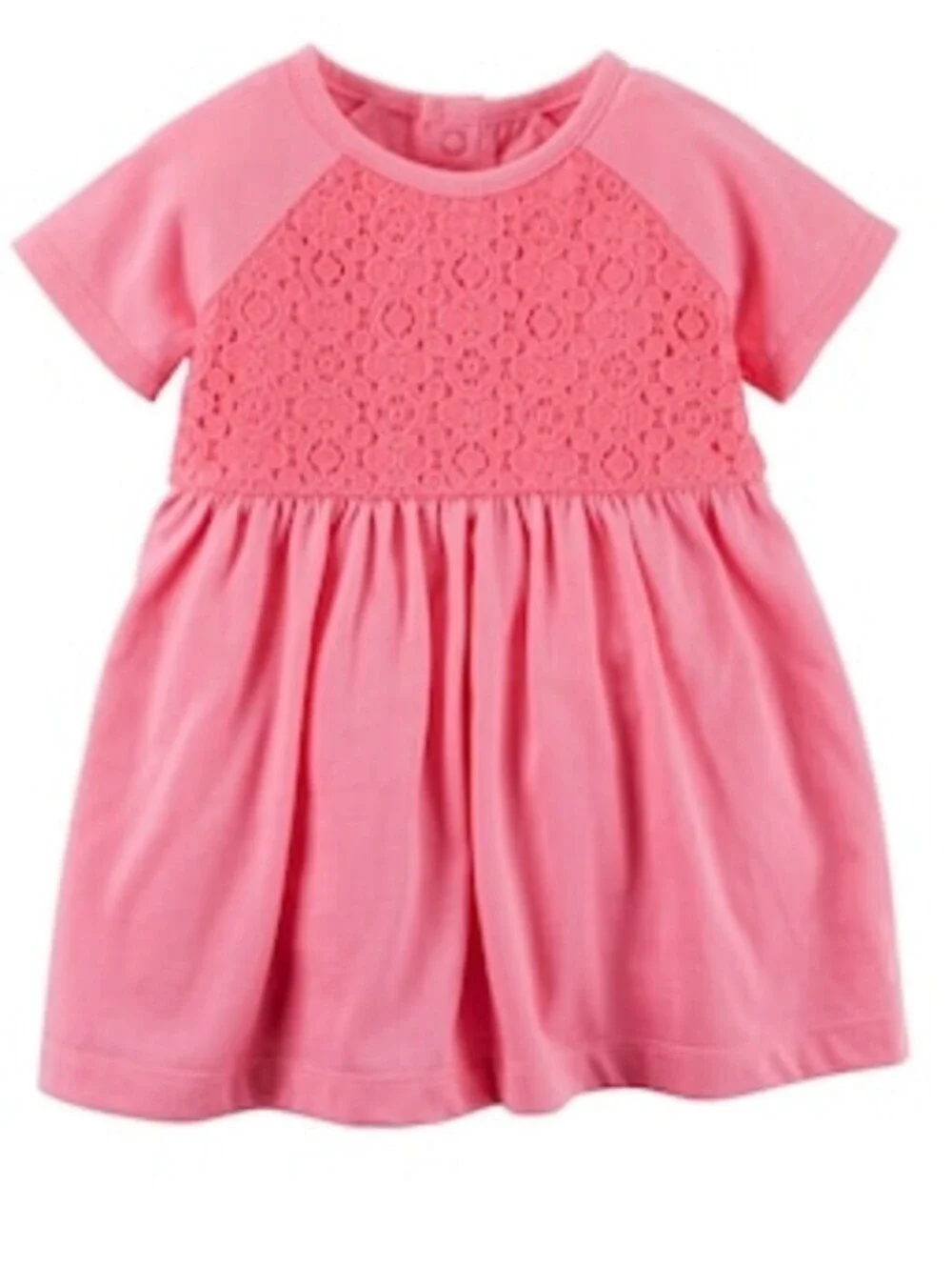 Carter's Baby Girl ~ ALine Dress ~ Crochet Yoke w/Matching Bloomers ~ 3M ~ NWT